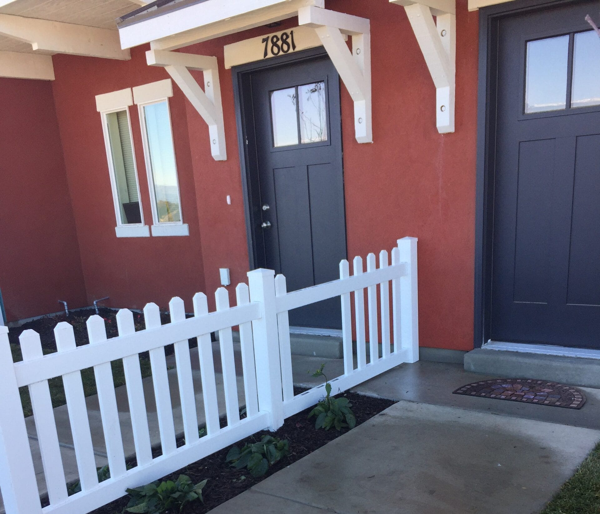 Fence missing pickets